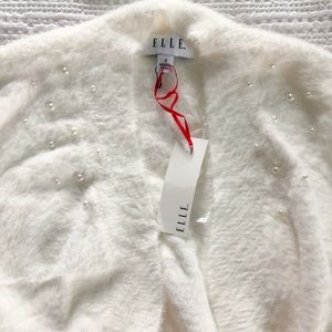 Soft white crop sweater